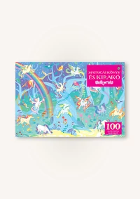 Unikornis - Matricás könyv és 100 darabos kirakó