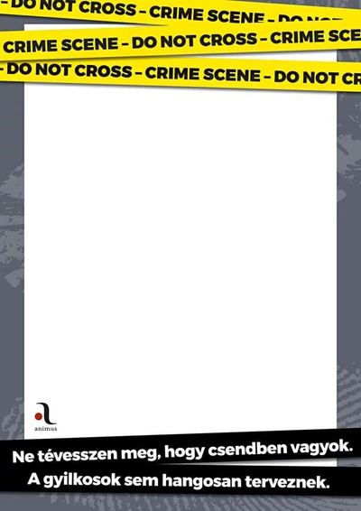 Crime Scene Jegyzettömb