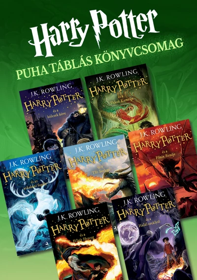 Harry Potter puha táblás könyvcsomag