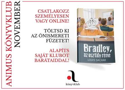 Bradley, az osztály réme megérkezik a novemberi Animus Könyvklubba!