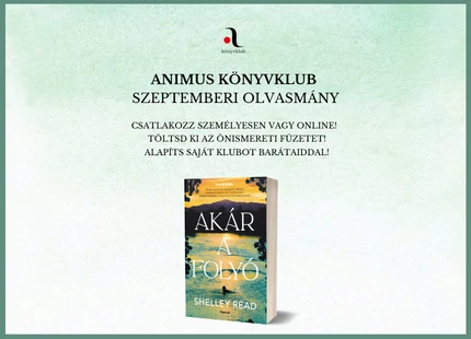 Szeptemberben folytatódik az Animus Könyvklub!