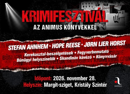 Krimifesztivál az Animus Könyvekkel